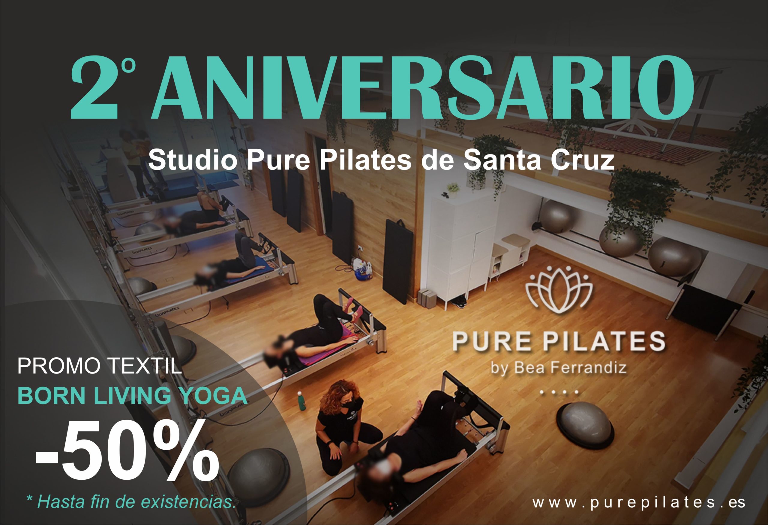 2º ANIVERSARIO, STUDIO DE PURE PILATES DE SANTA CRUZ